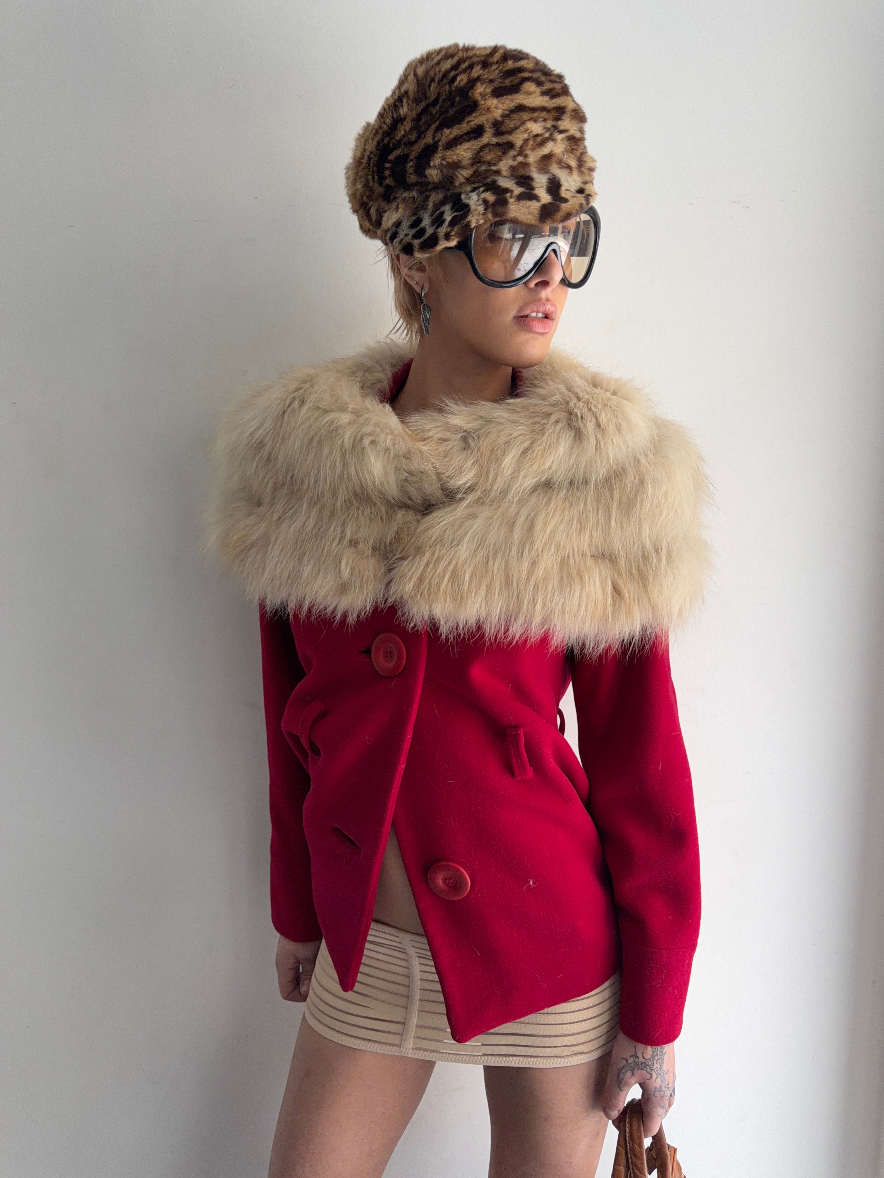 jacket with real fur