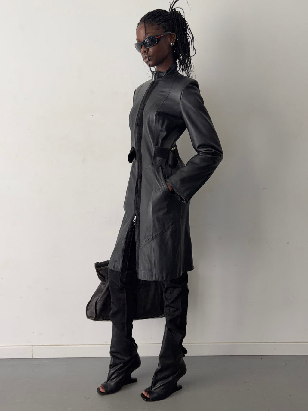 real leather coat (s)