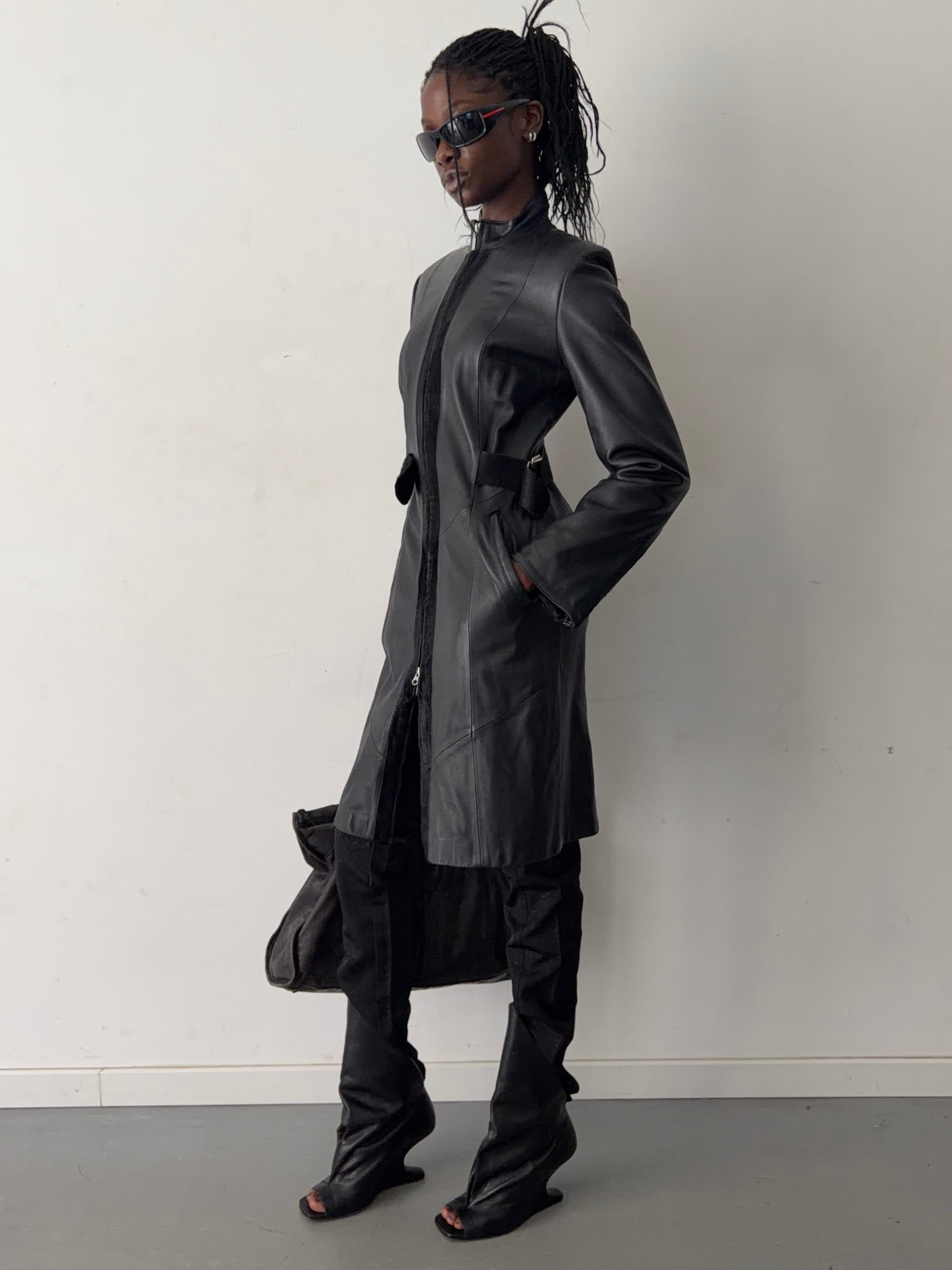 real leather coat (s)