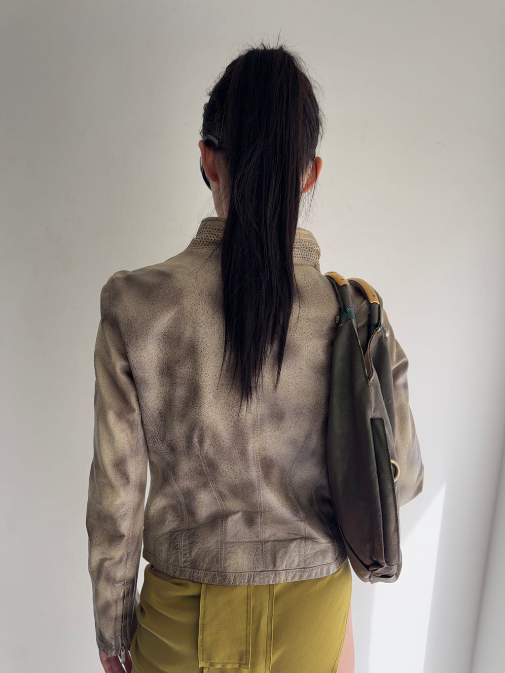 real leather jacket