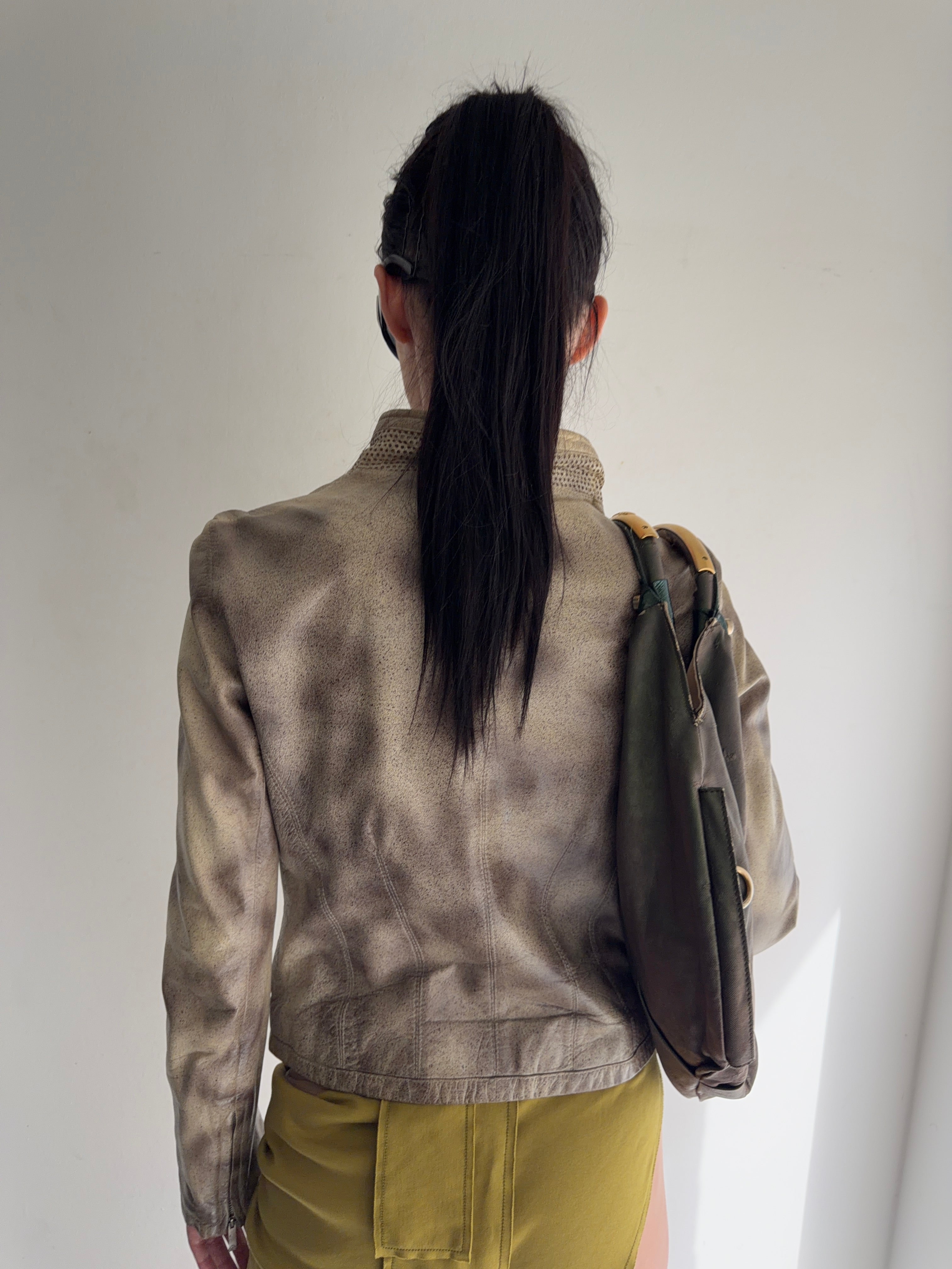 real leather jacket