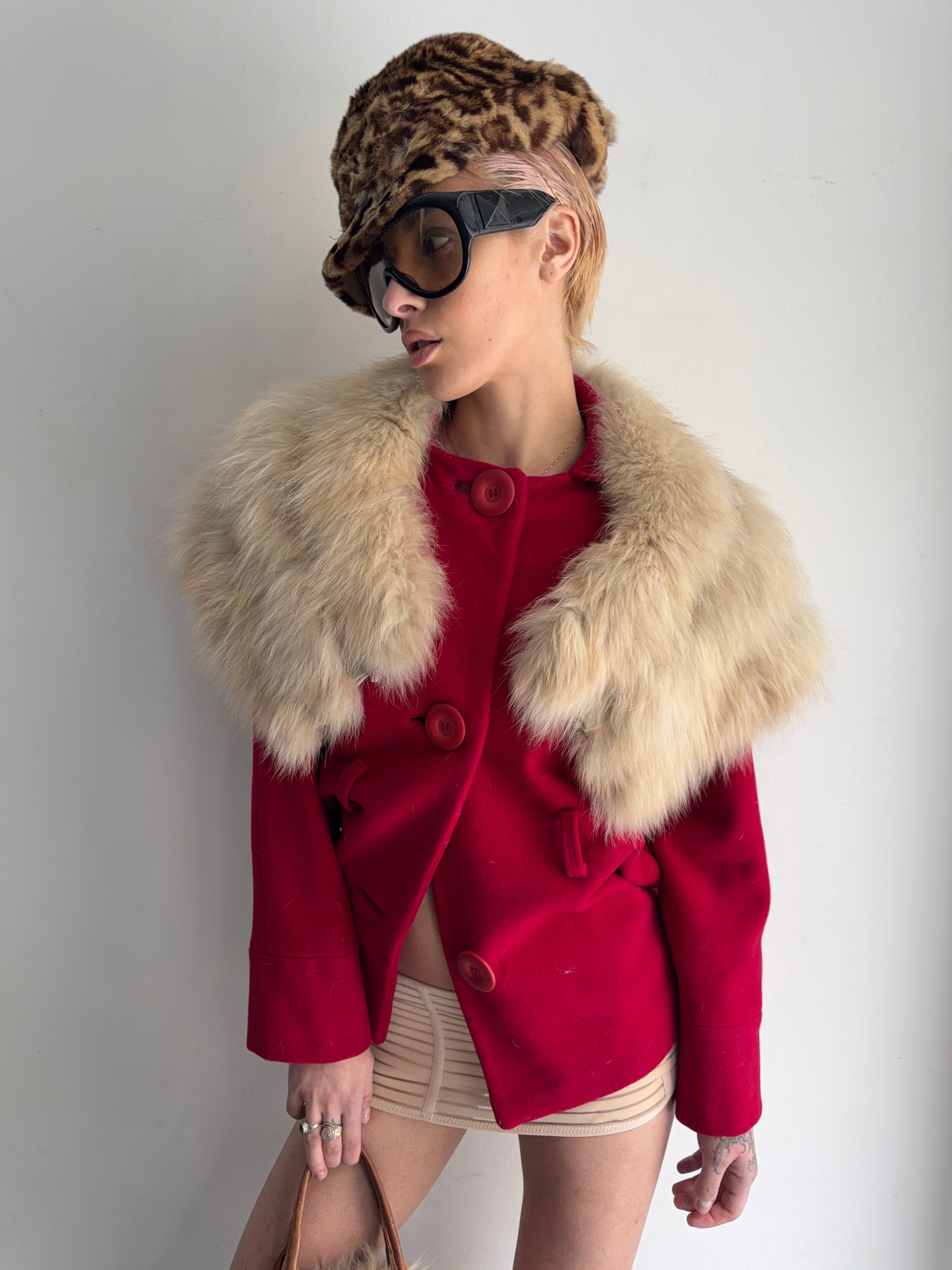 jacket with real fur