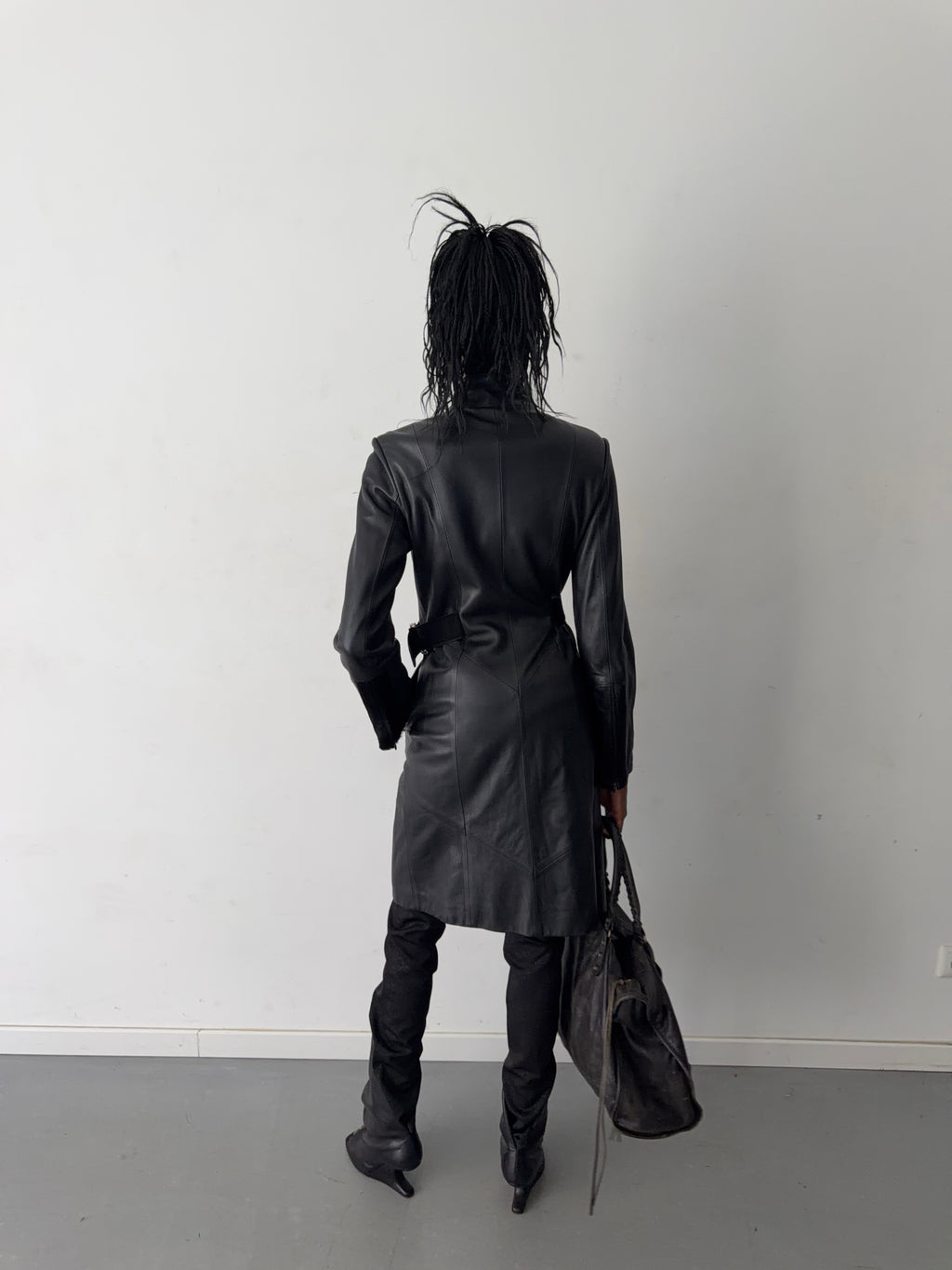 real leather coat (s)