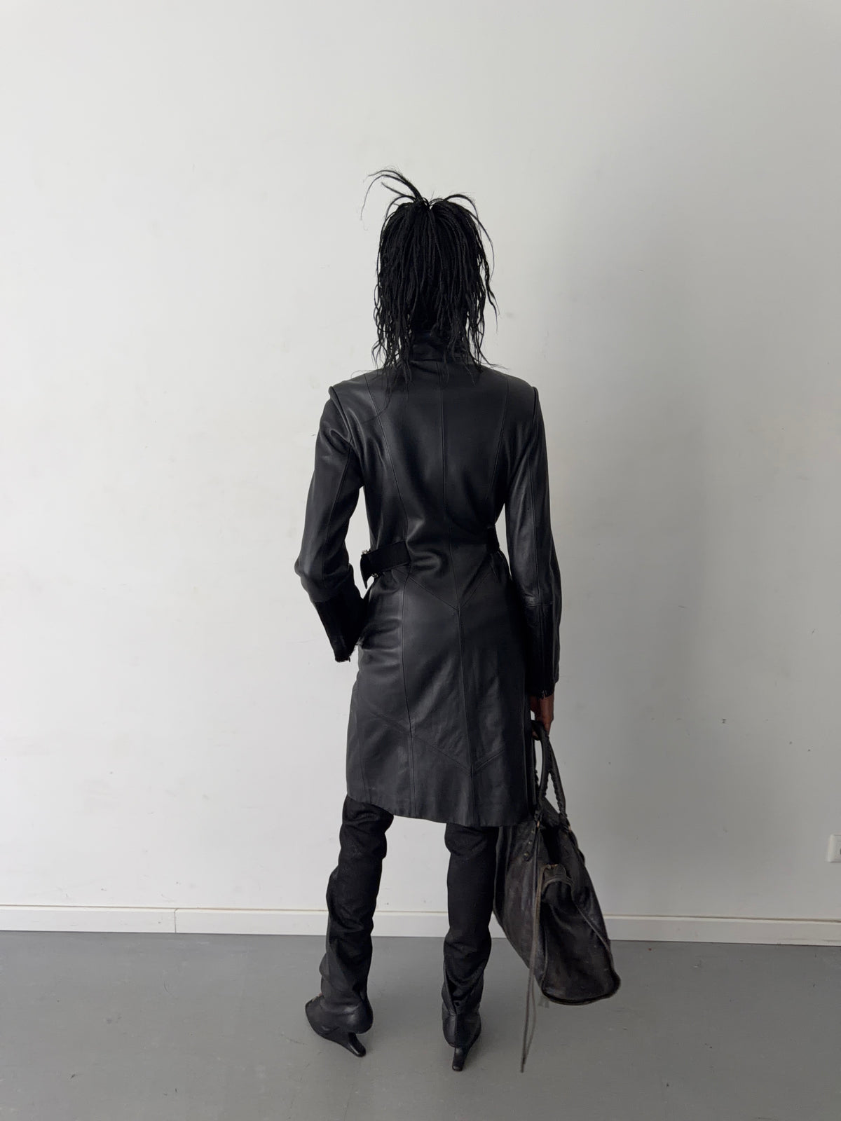 real leather coat (s)