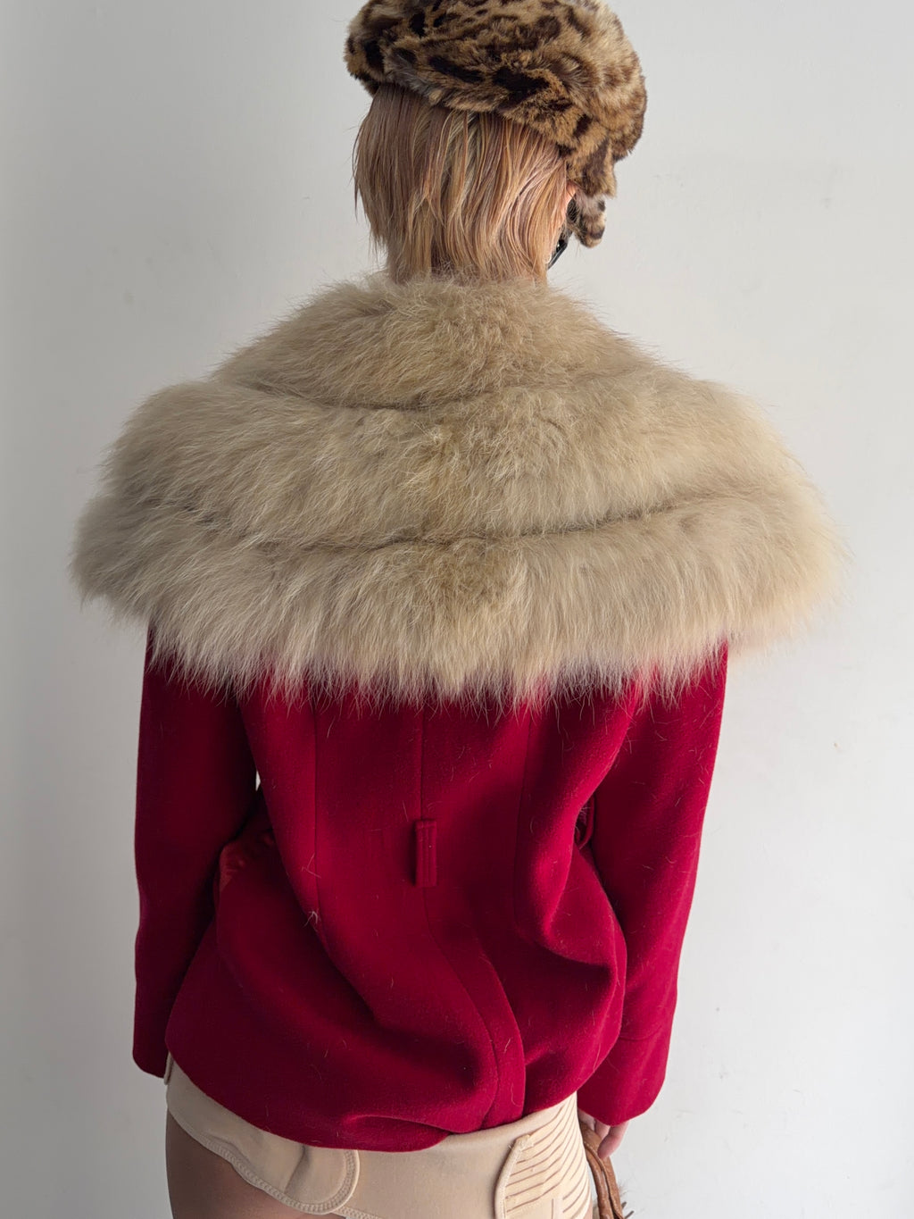 jacket with real fur