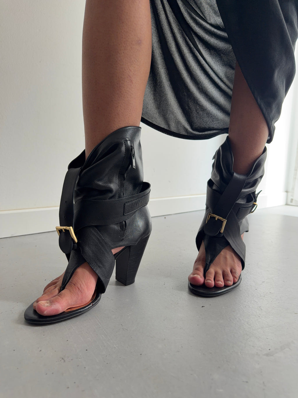 heels 40 size real leather