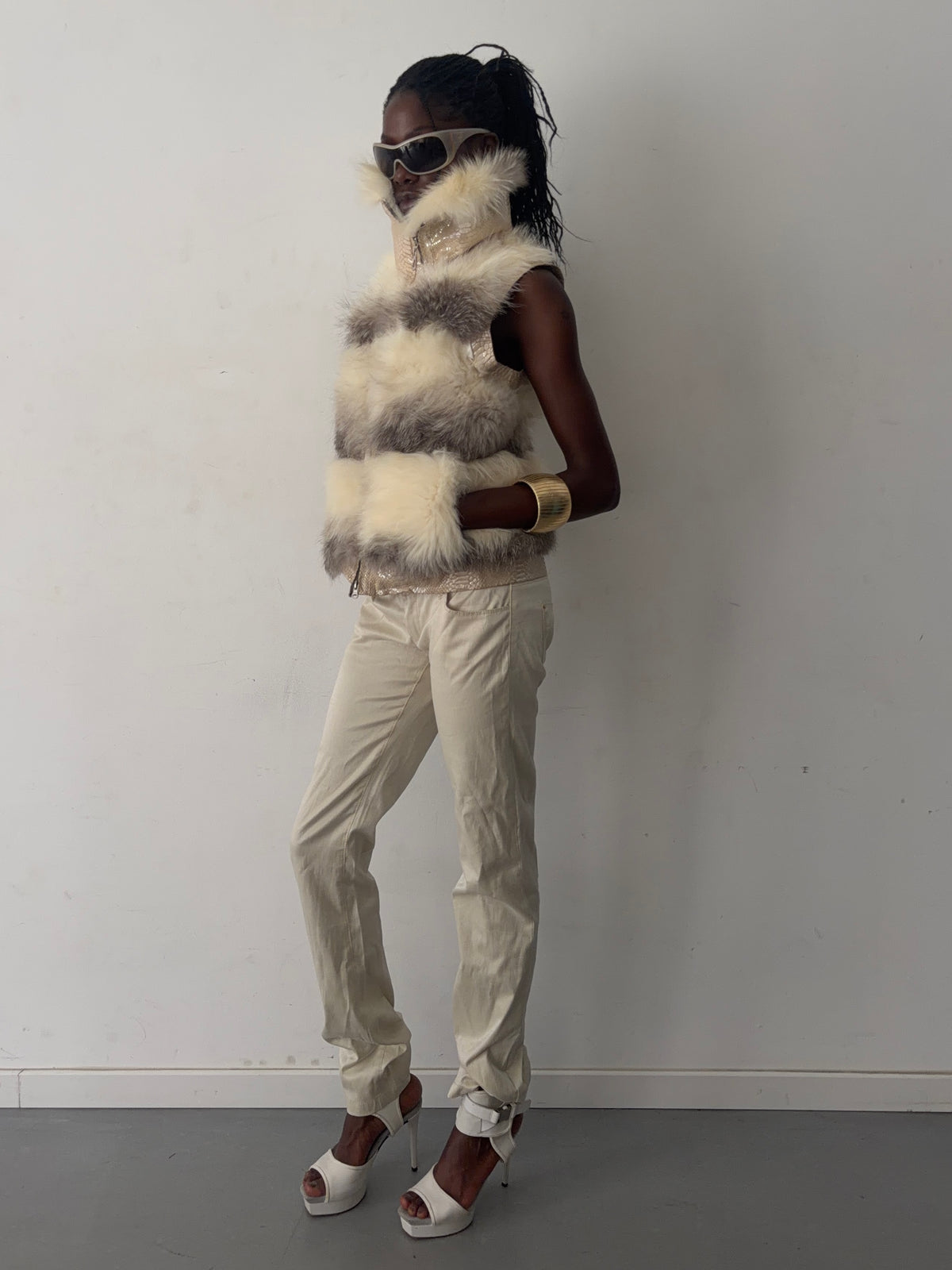 real fur vest (s)
