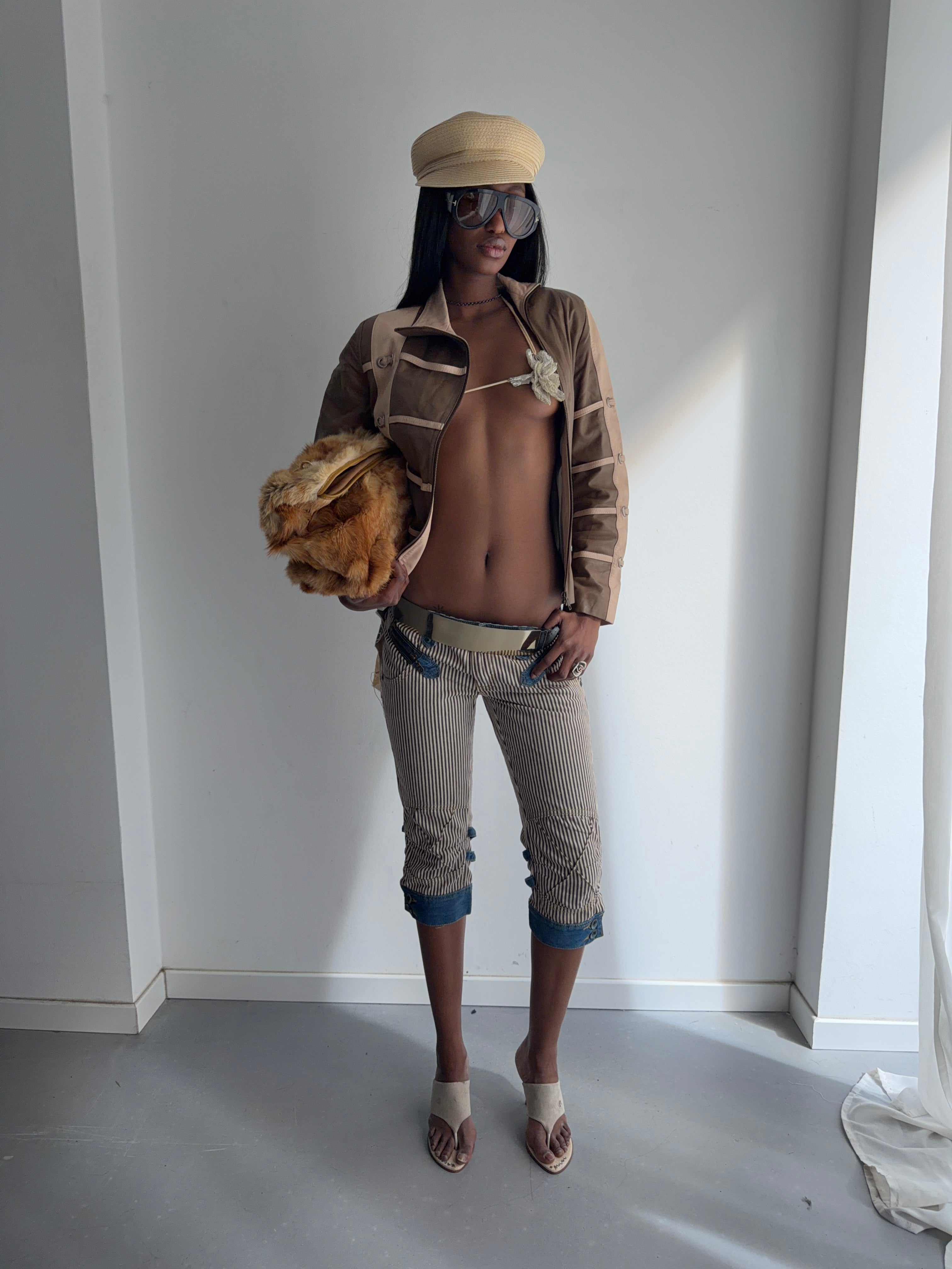 real leather jacket