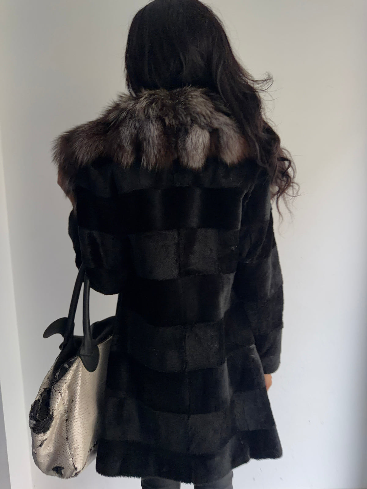 real fur coat