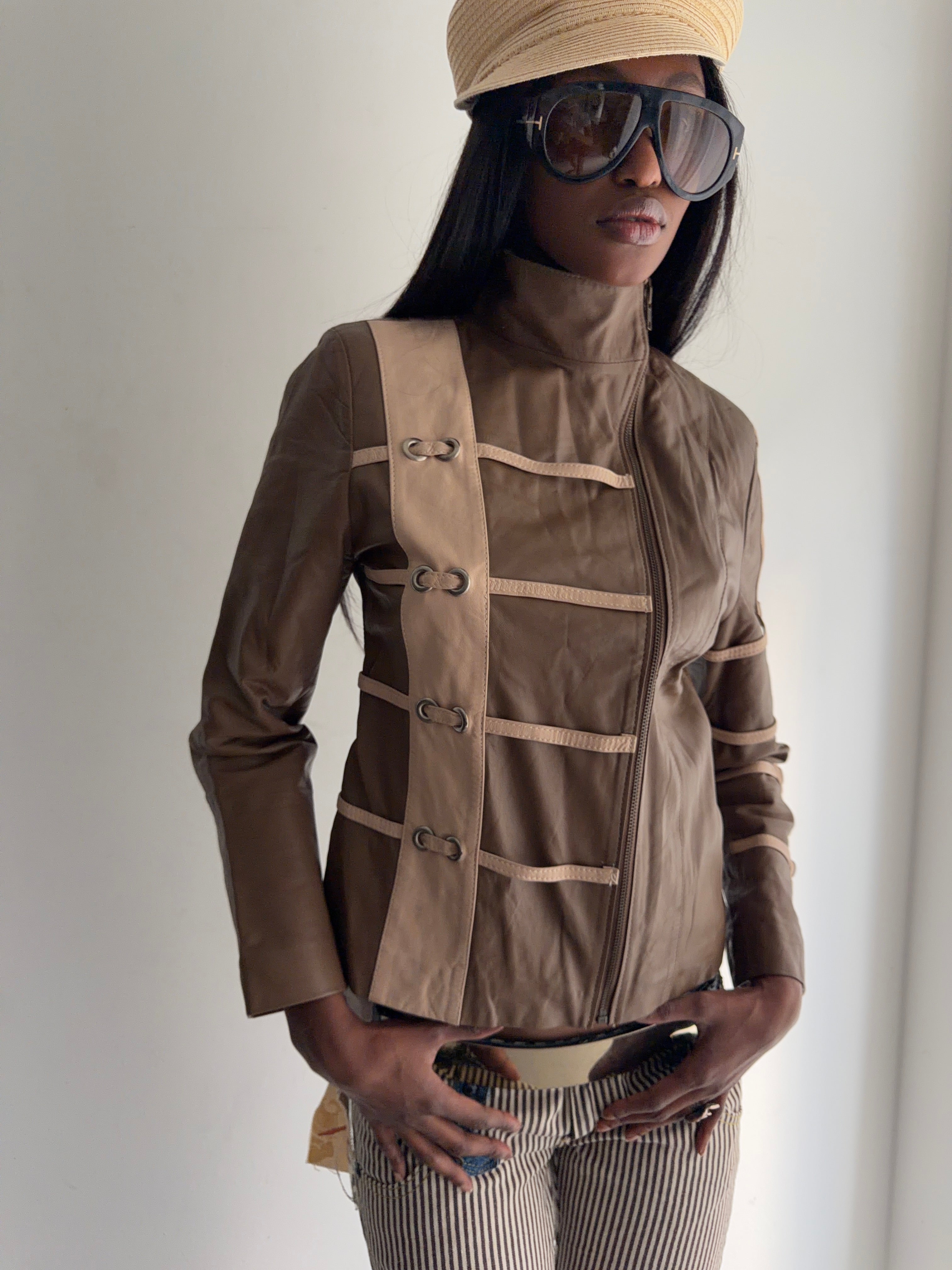 real leather jacket
