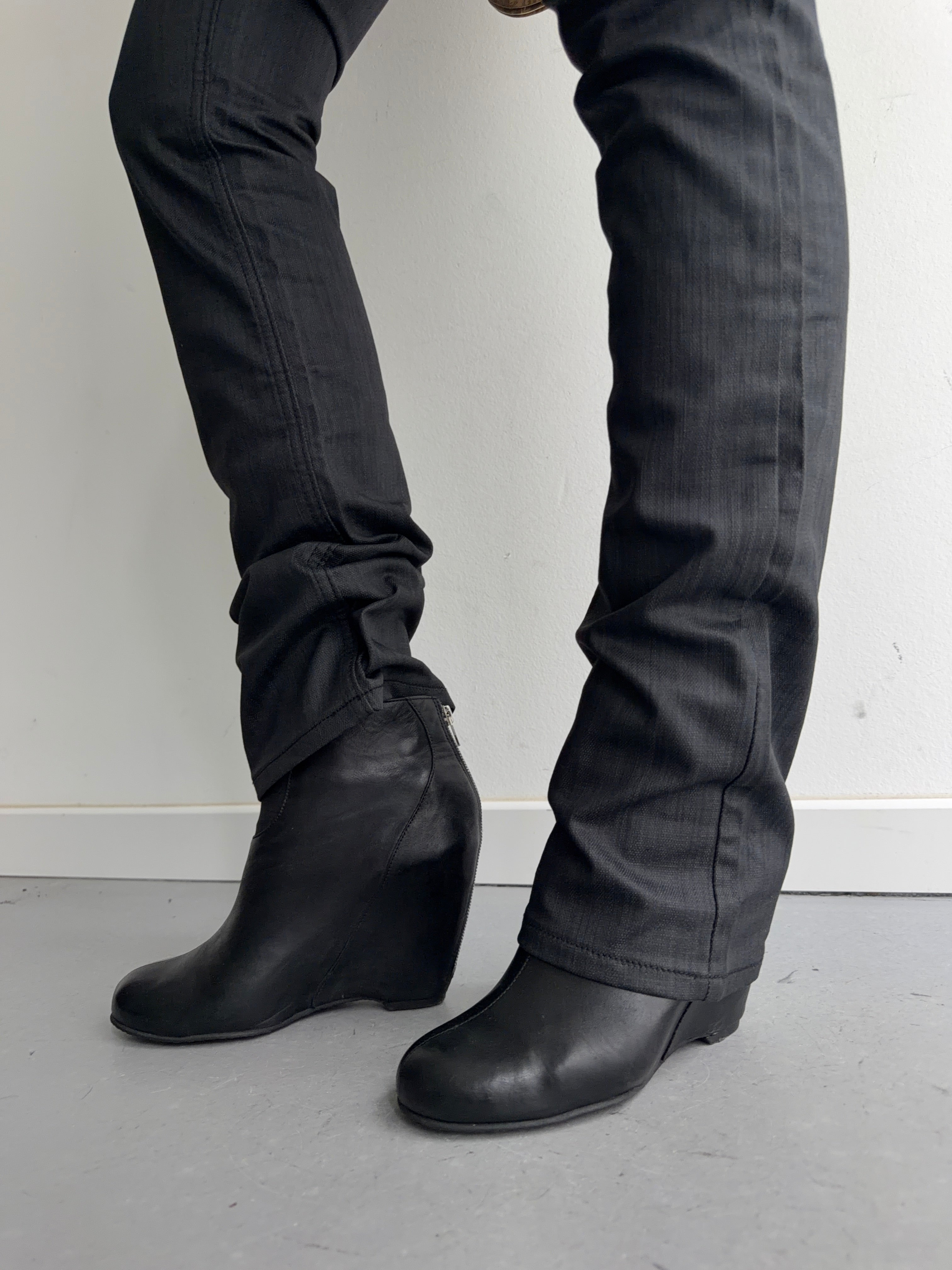 real leather boots