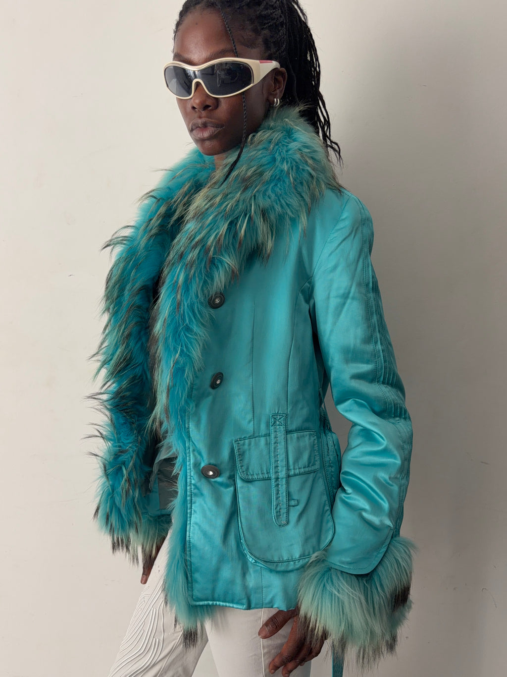 real fur coat