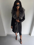 real fur coat