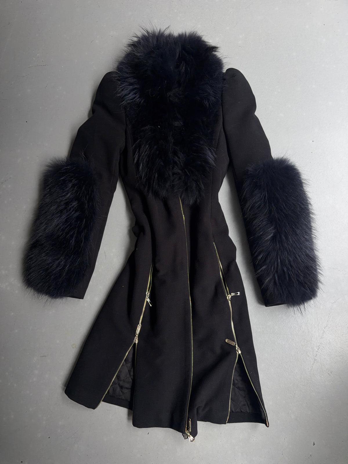 real fur coat