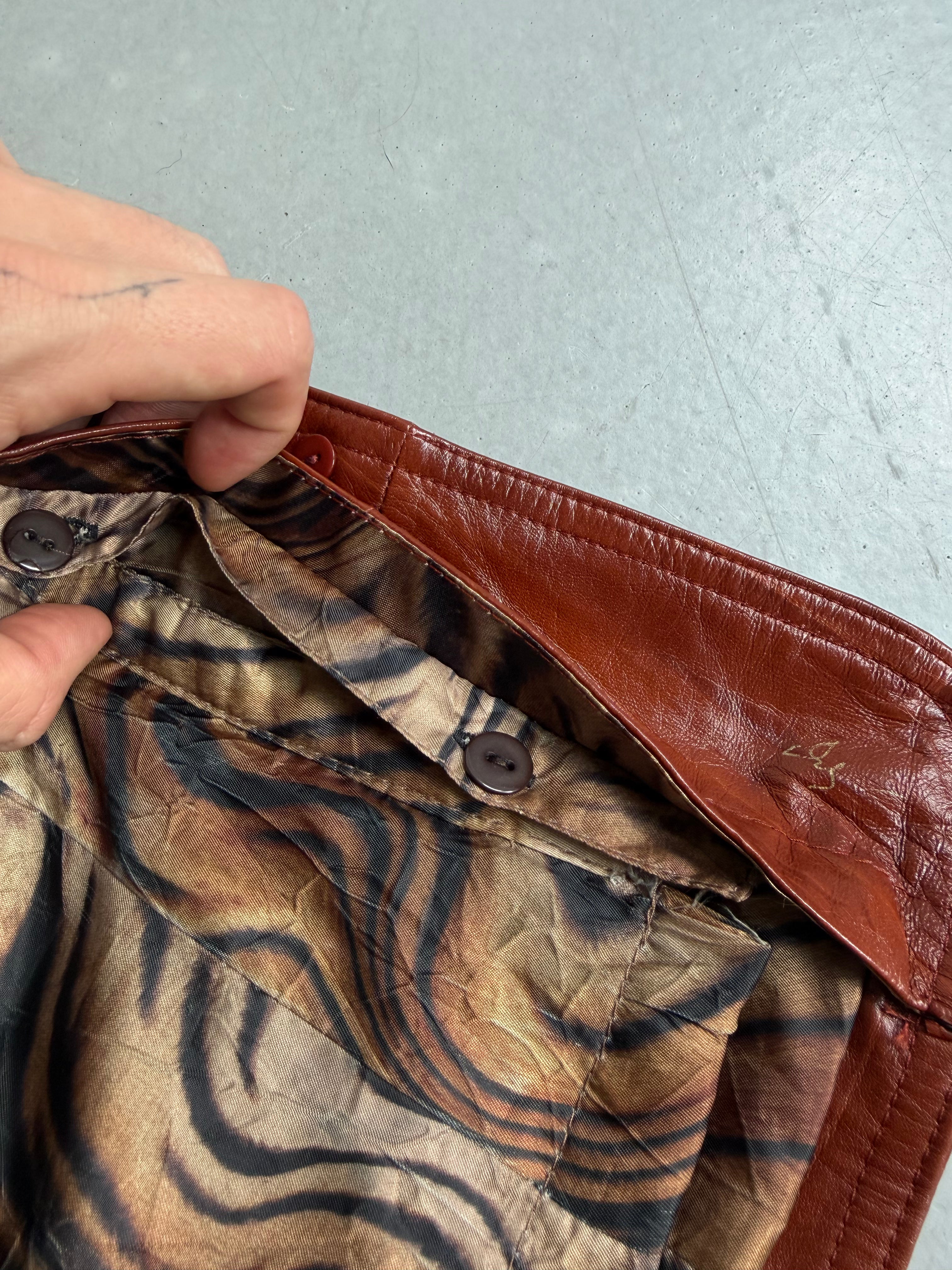 real leather jacket with fur lining