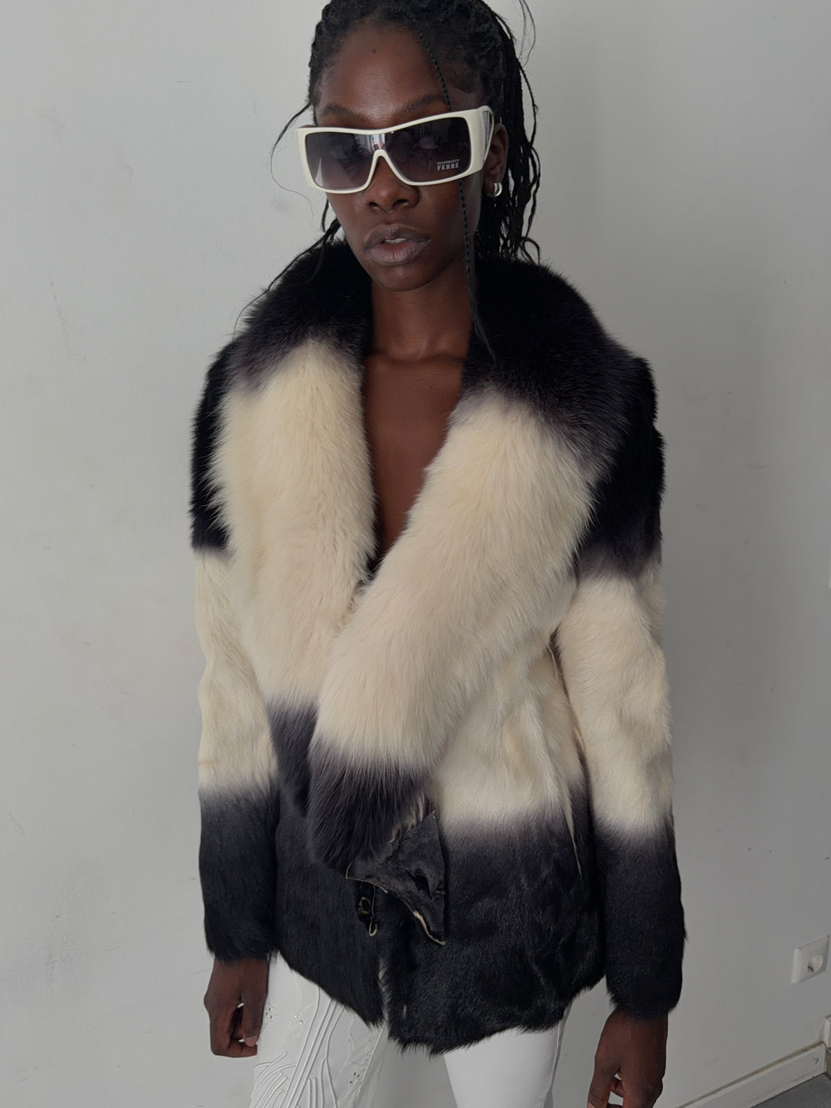 real fur coat