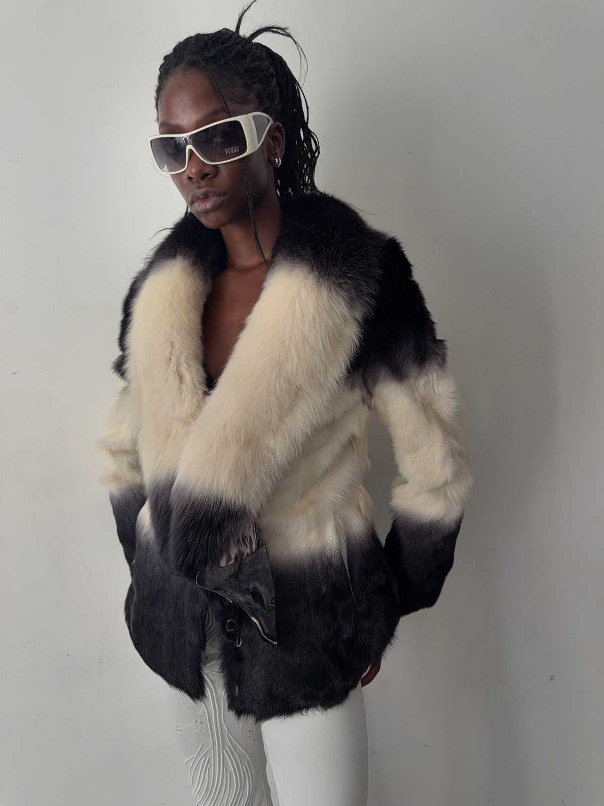 real fur coat