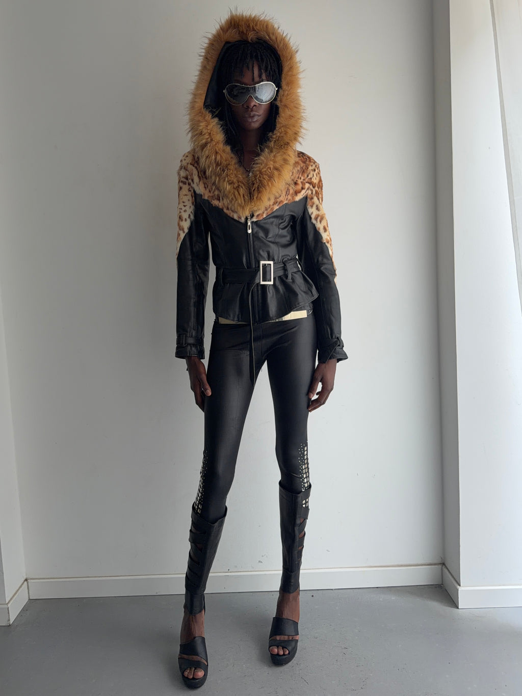 real leather jacket with real fur