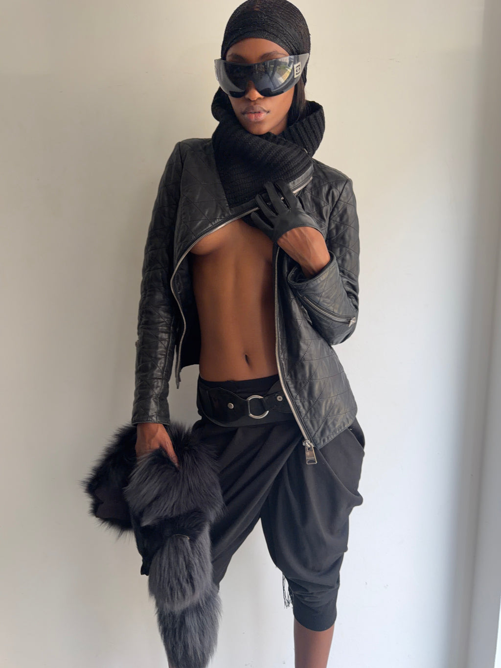 real leather jacket