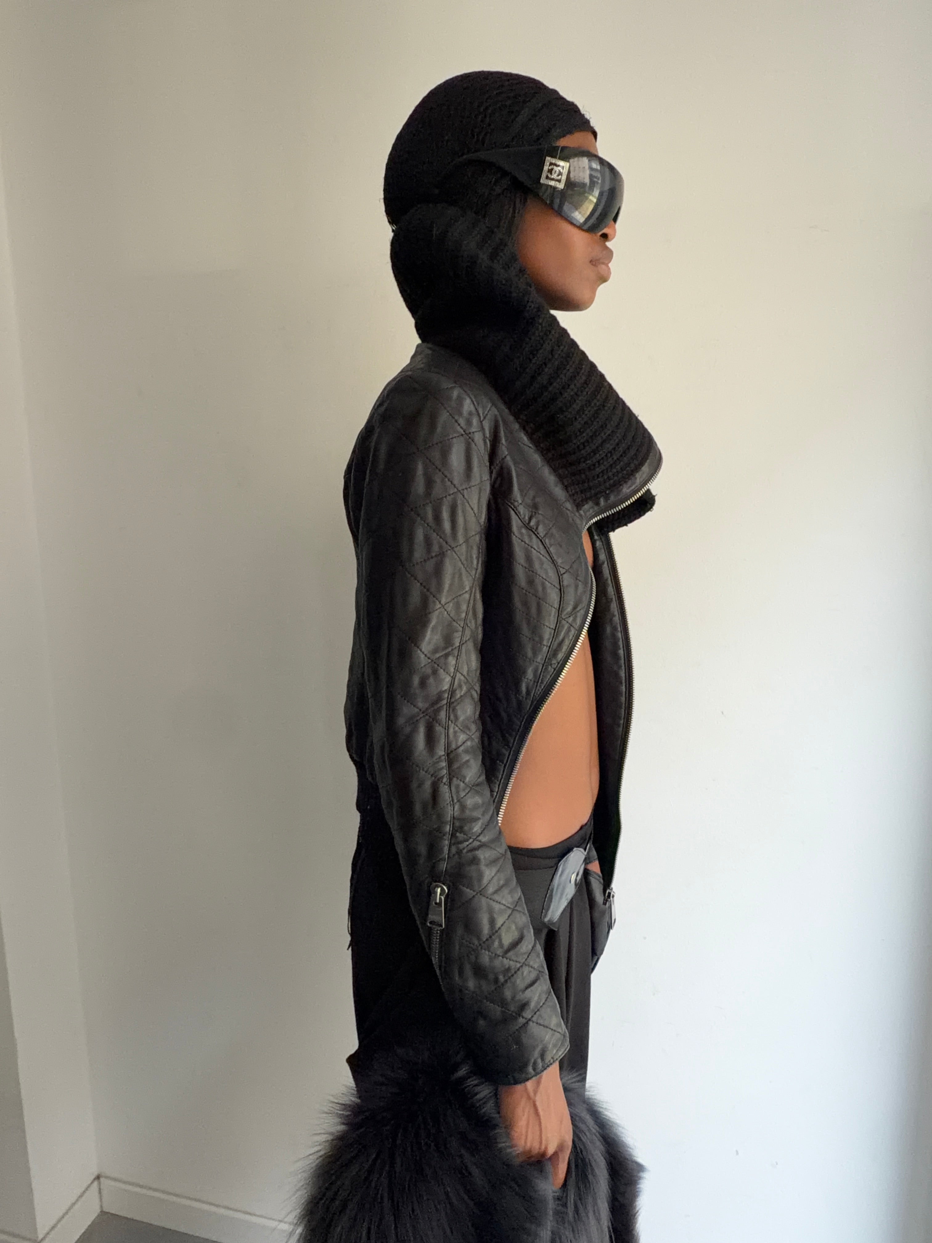 real leather jacket