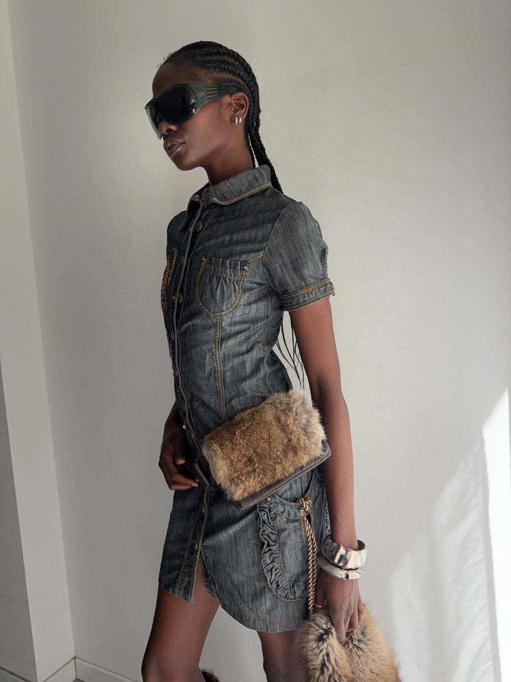 denim dress