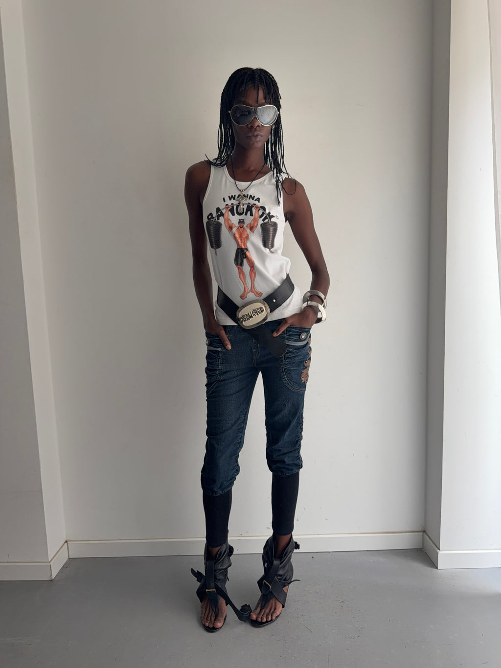 denim capris