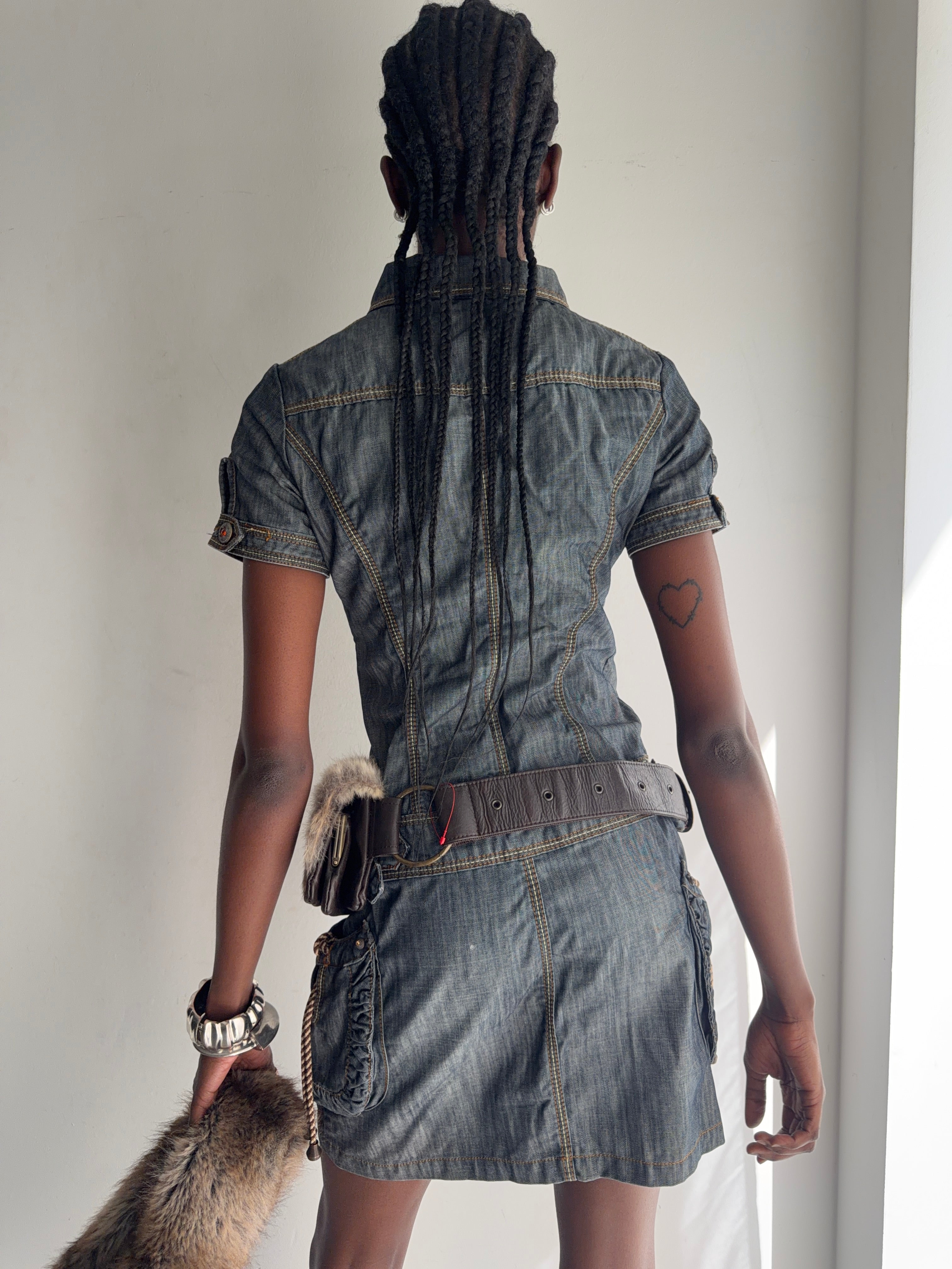 denim dress