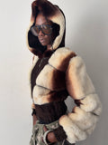 real fur jacket (M)