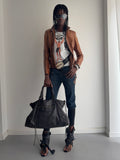 real leather jacket