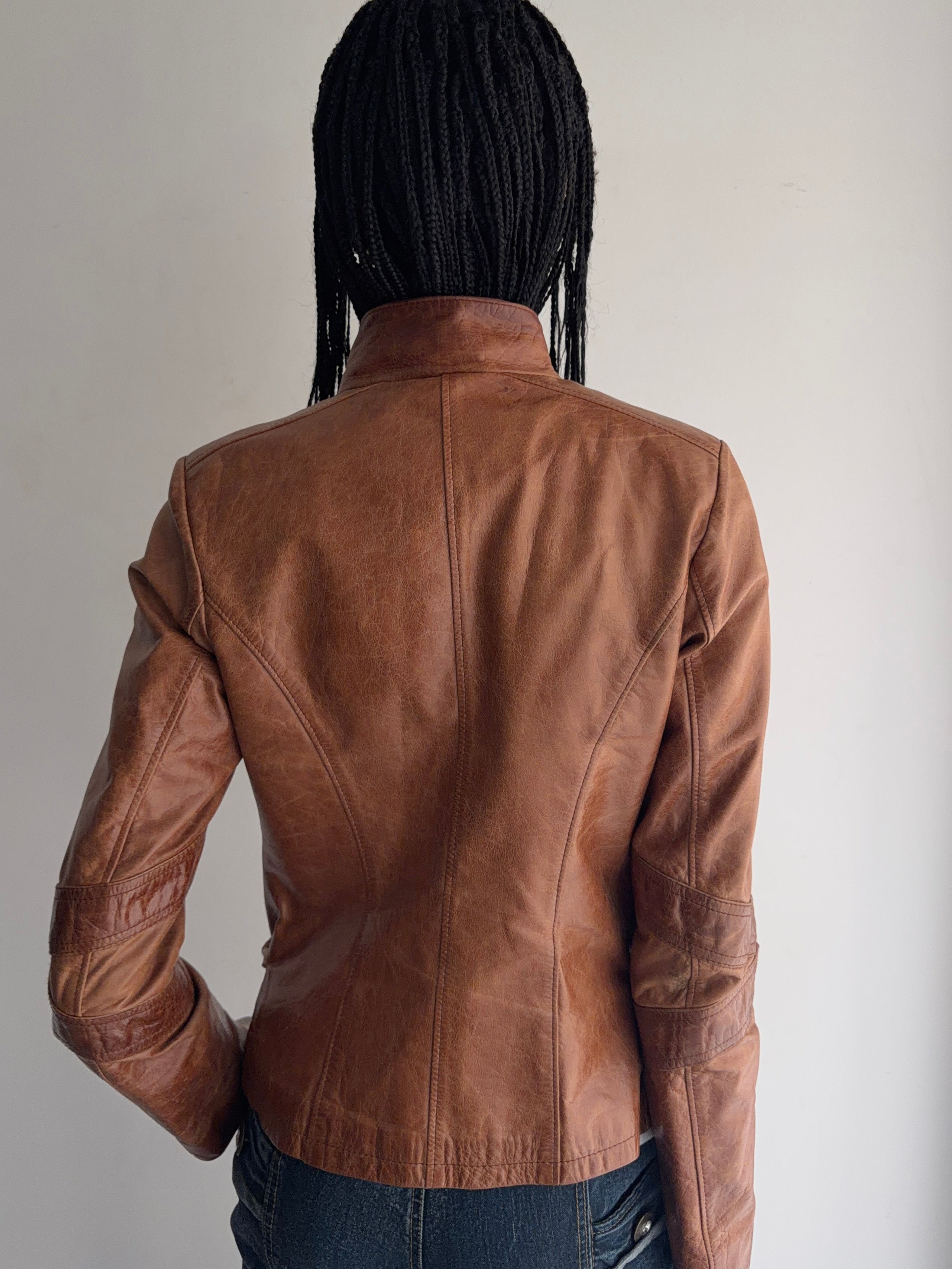 real leather jacket