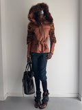 real leather jacket with real fur