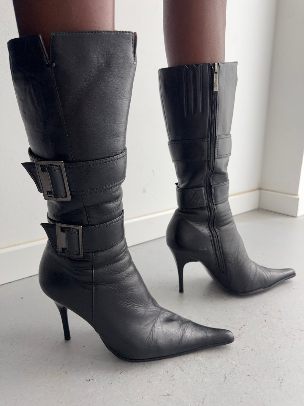 heels 38 size real leather