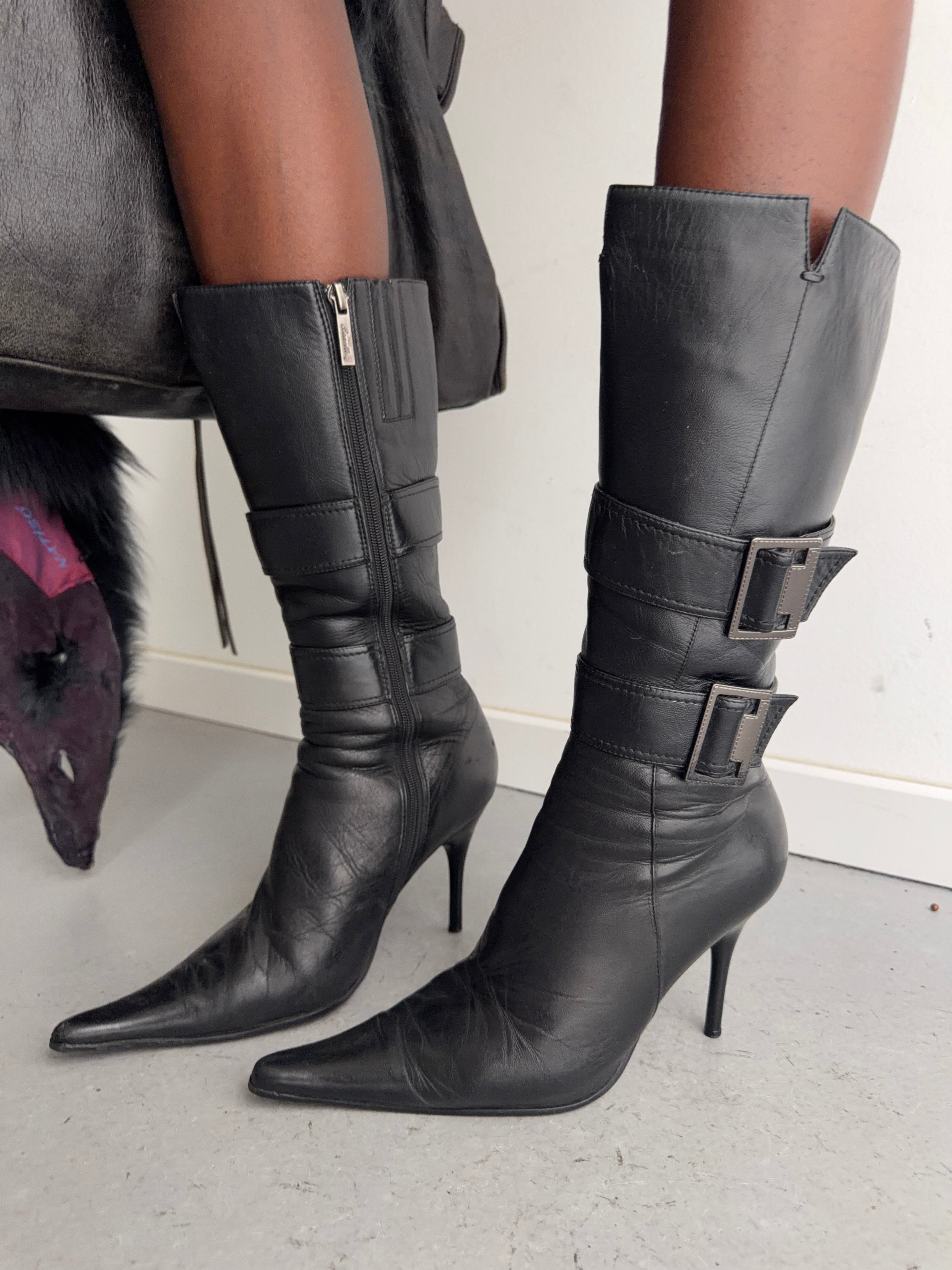 heels 38 size real leather