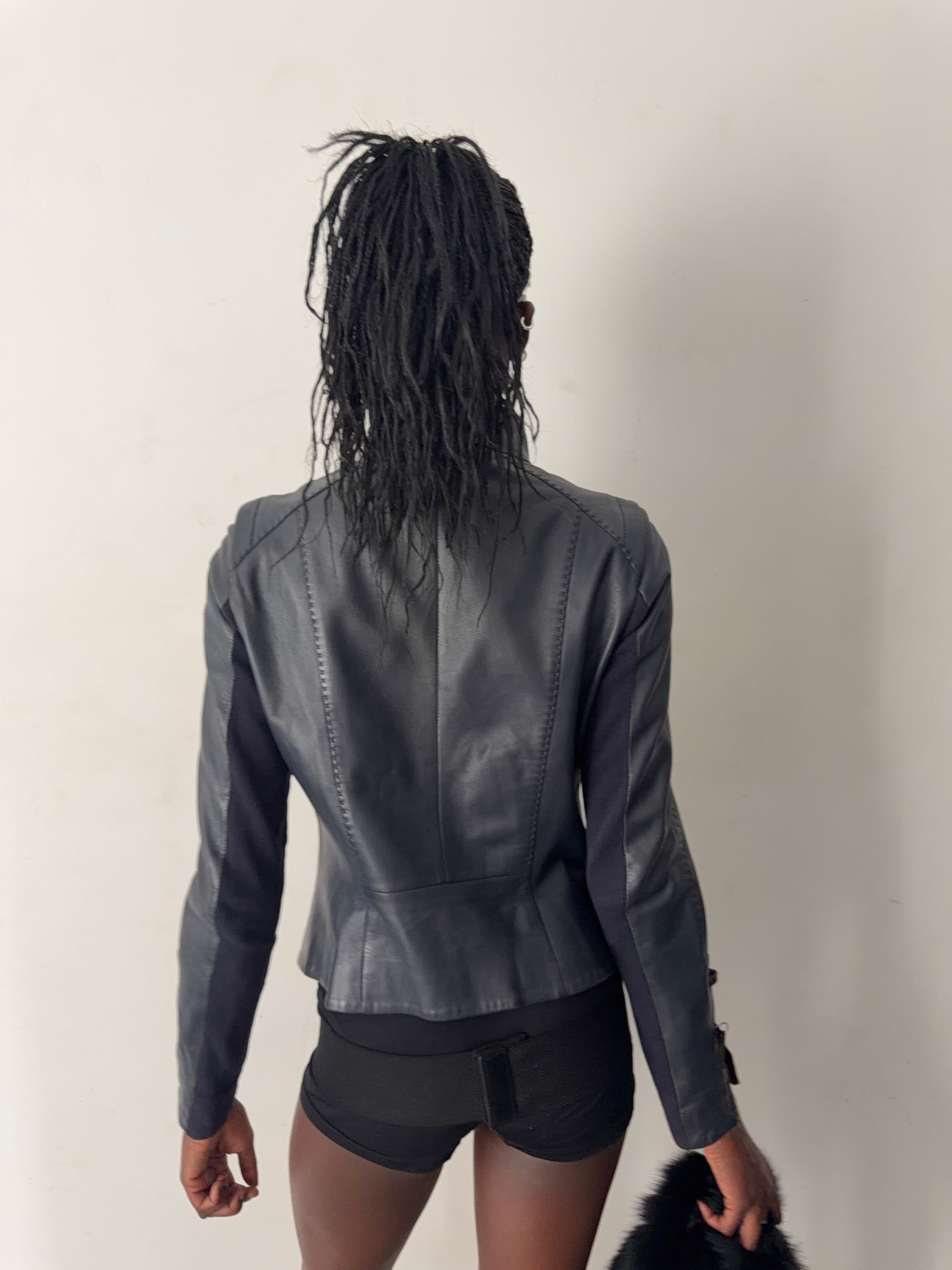 real leather jacket (M)