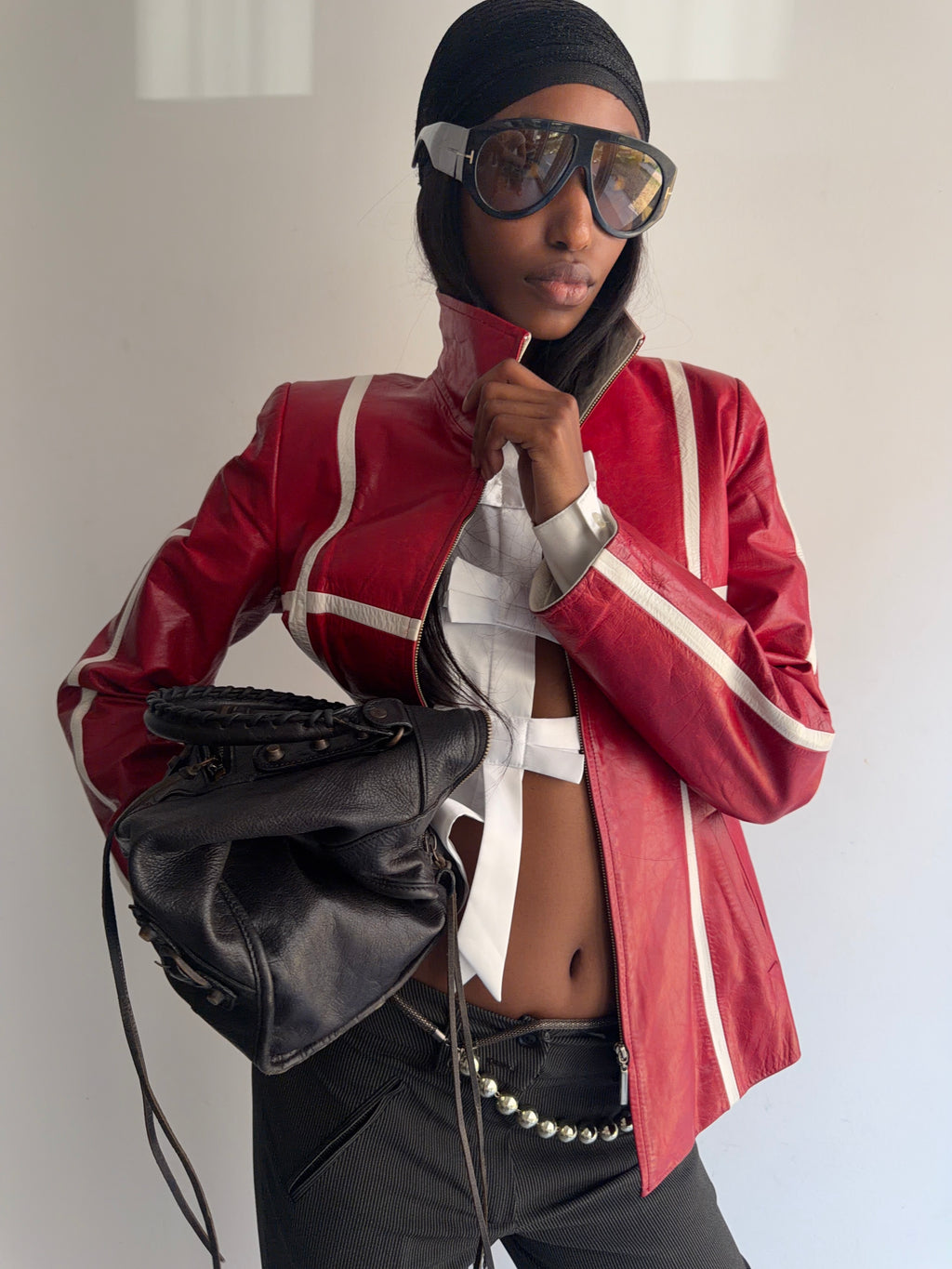 real leather jacket