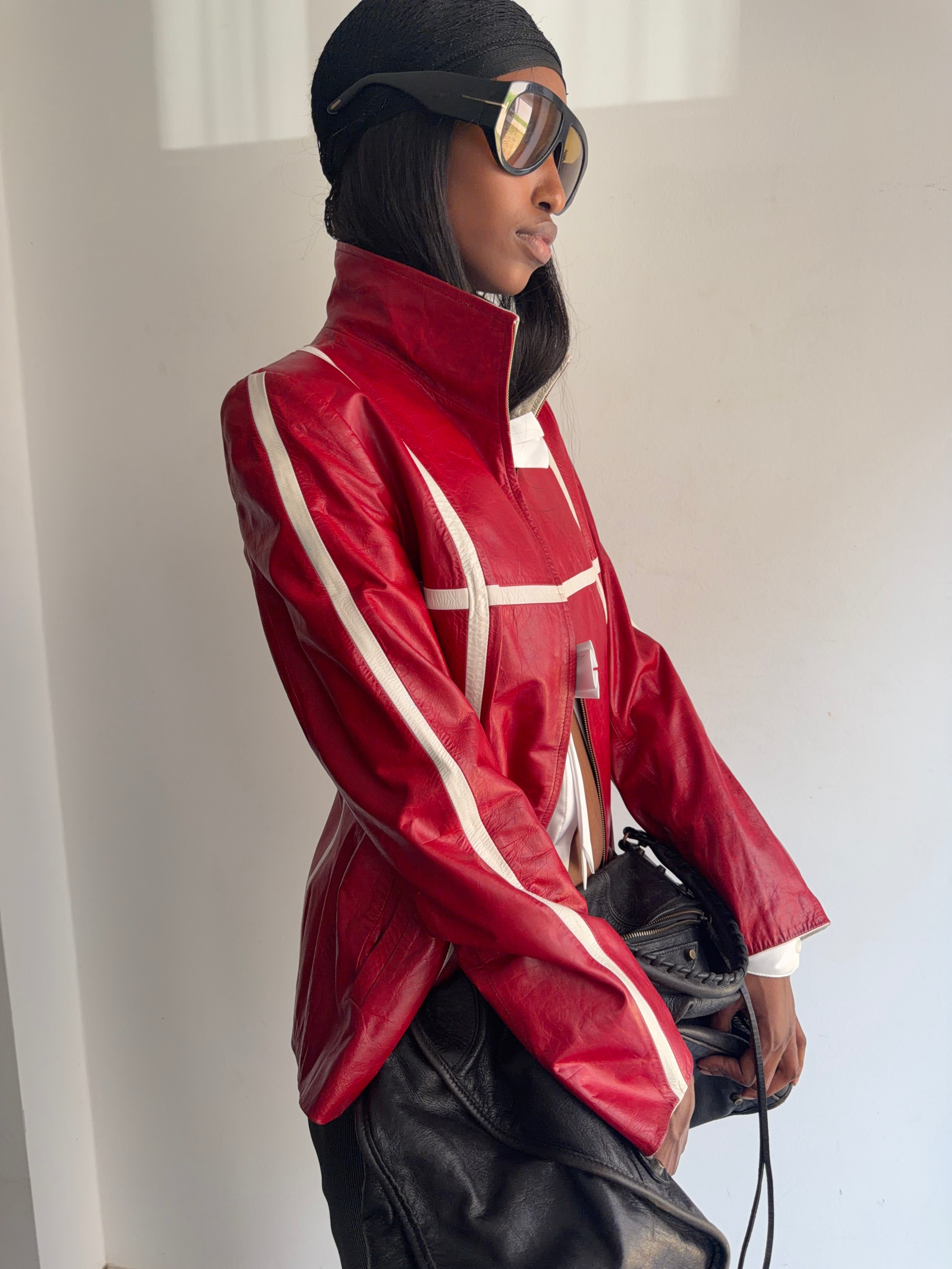 real leather jacket