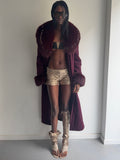 real fur coat