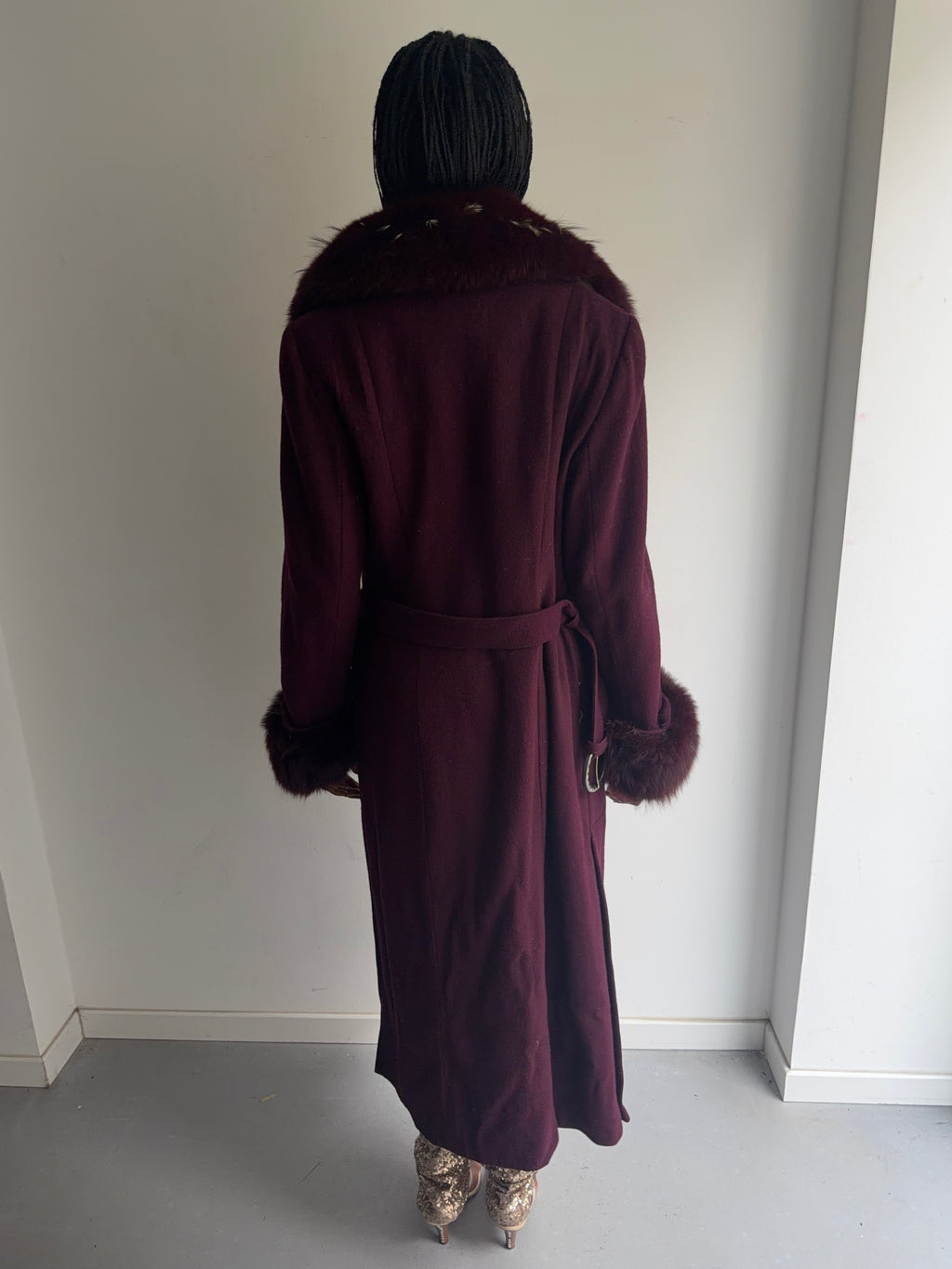 real fur coat