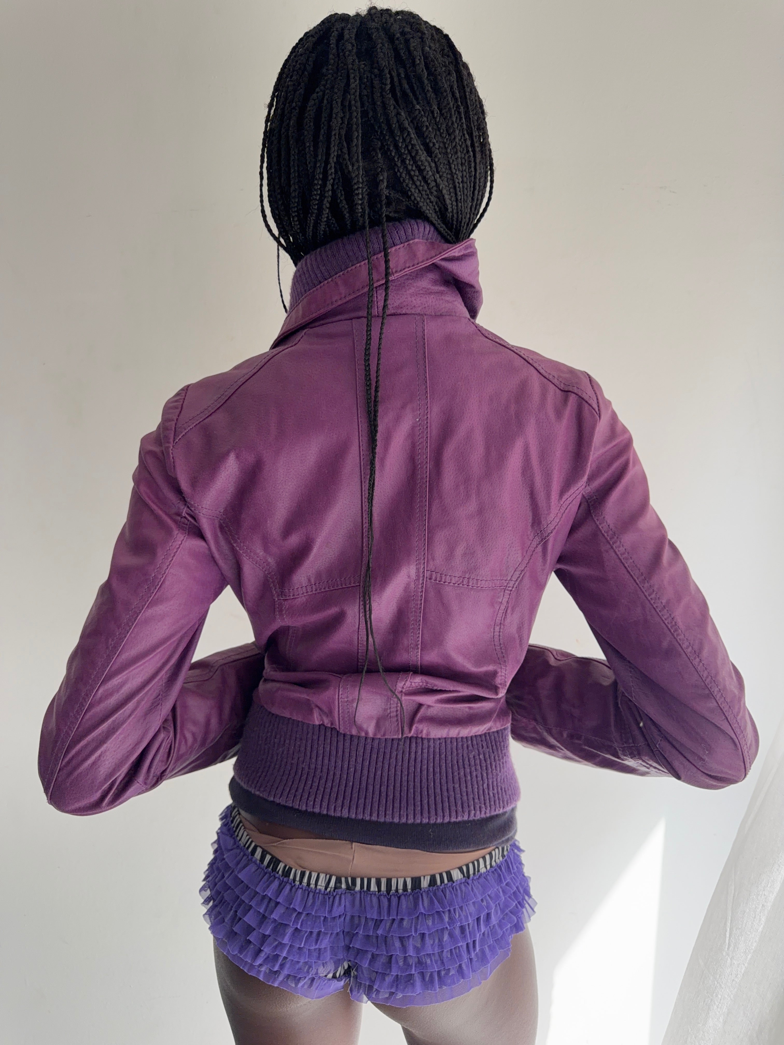 real leather jacket