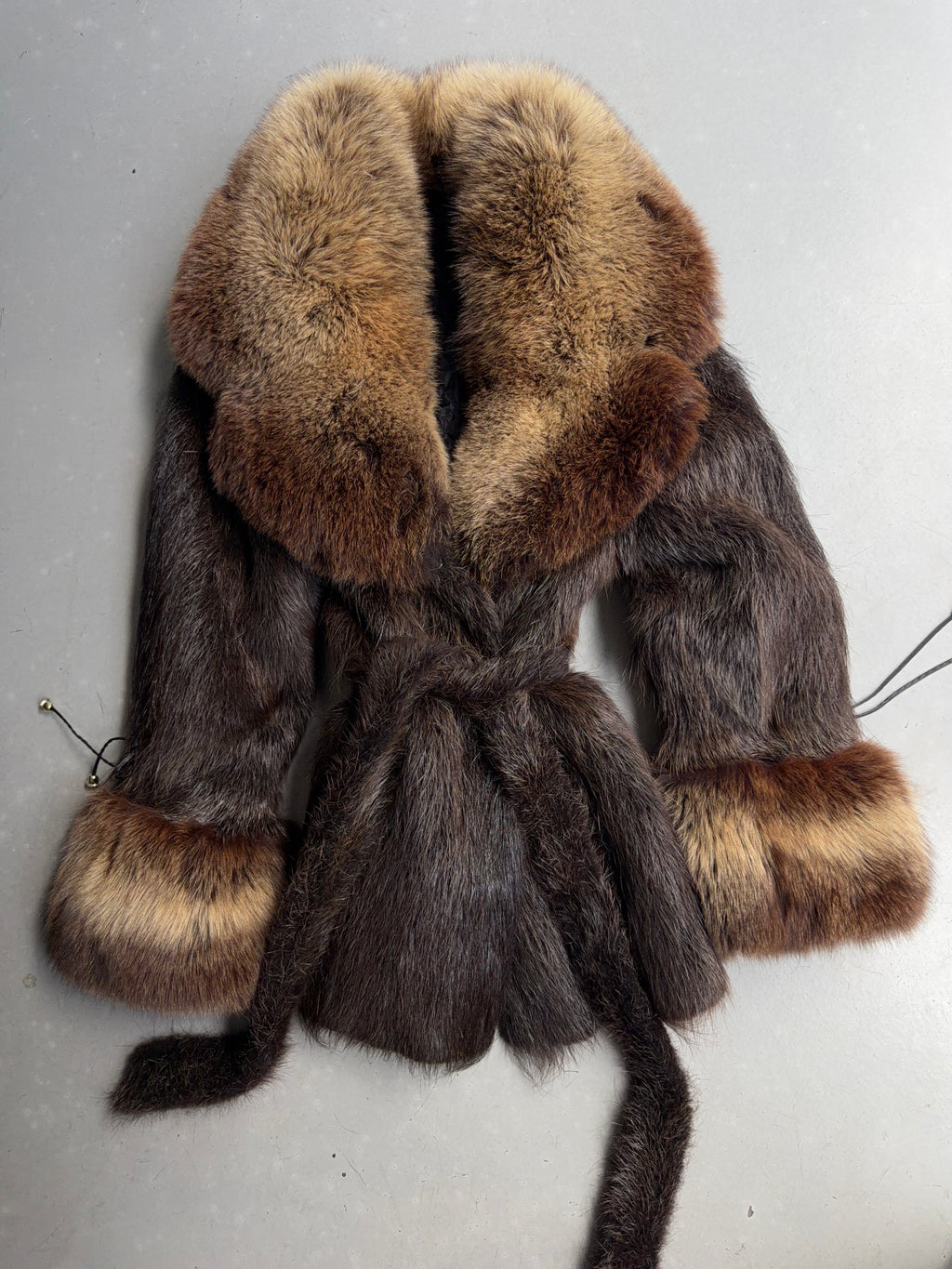 real fur coat