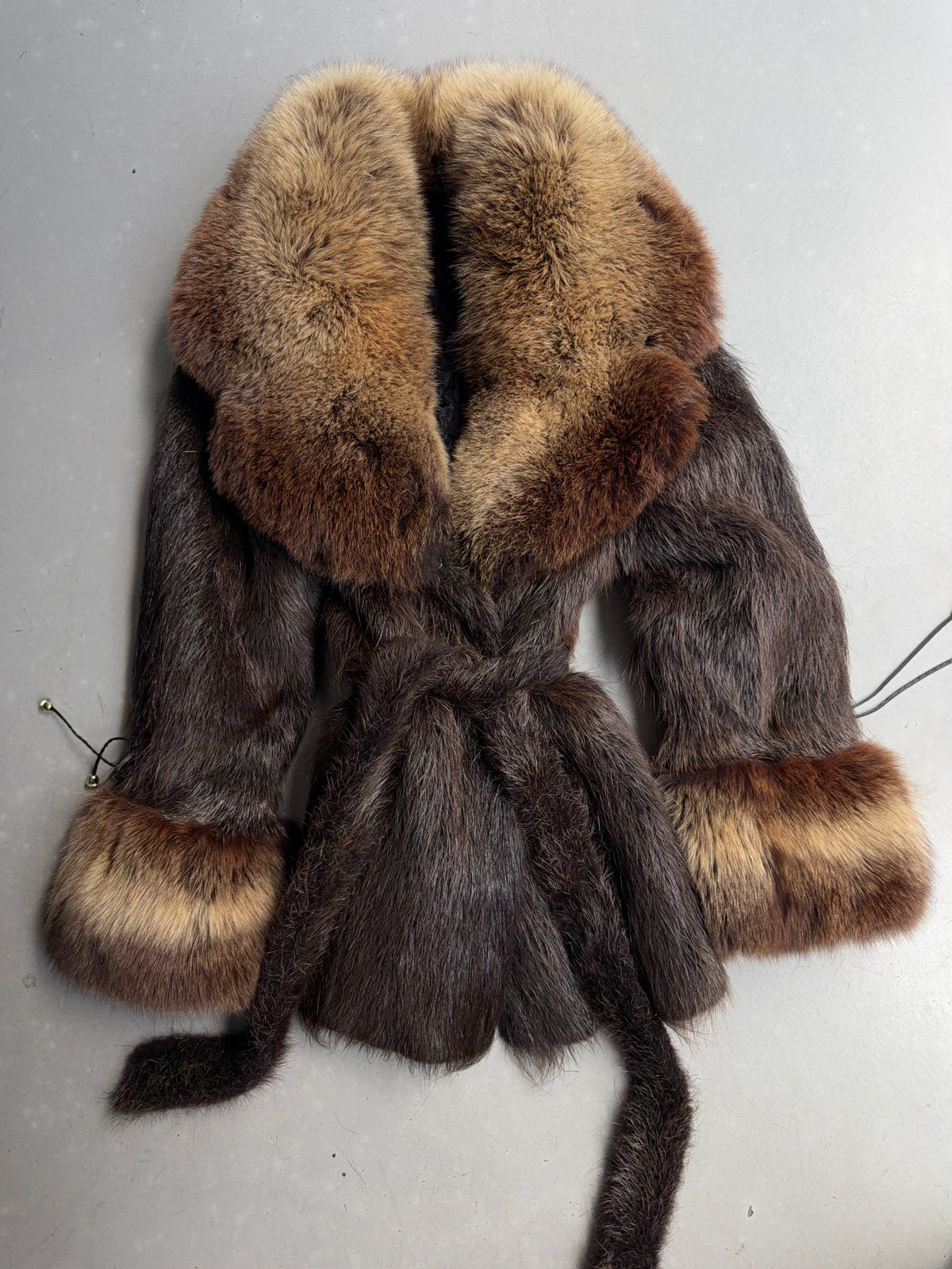 real fur coat
