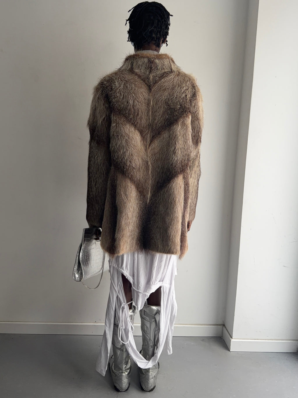 real fur coat