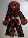 real fur coat