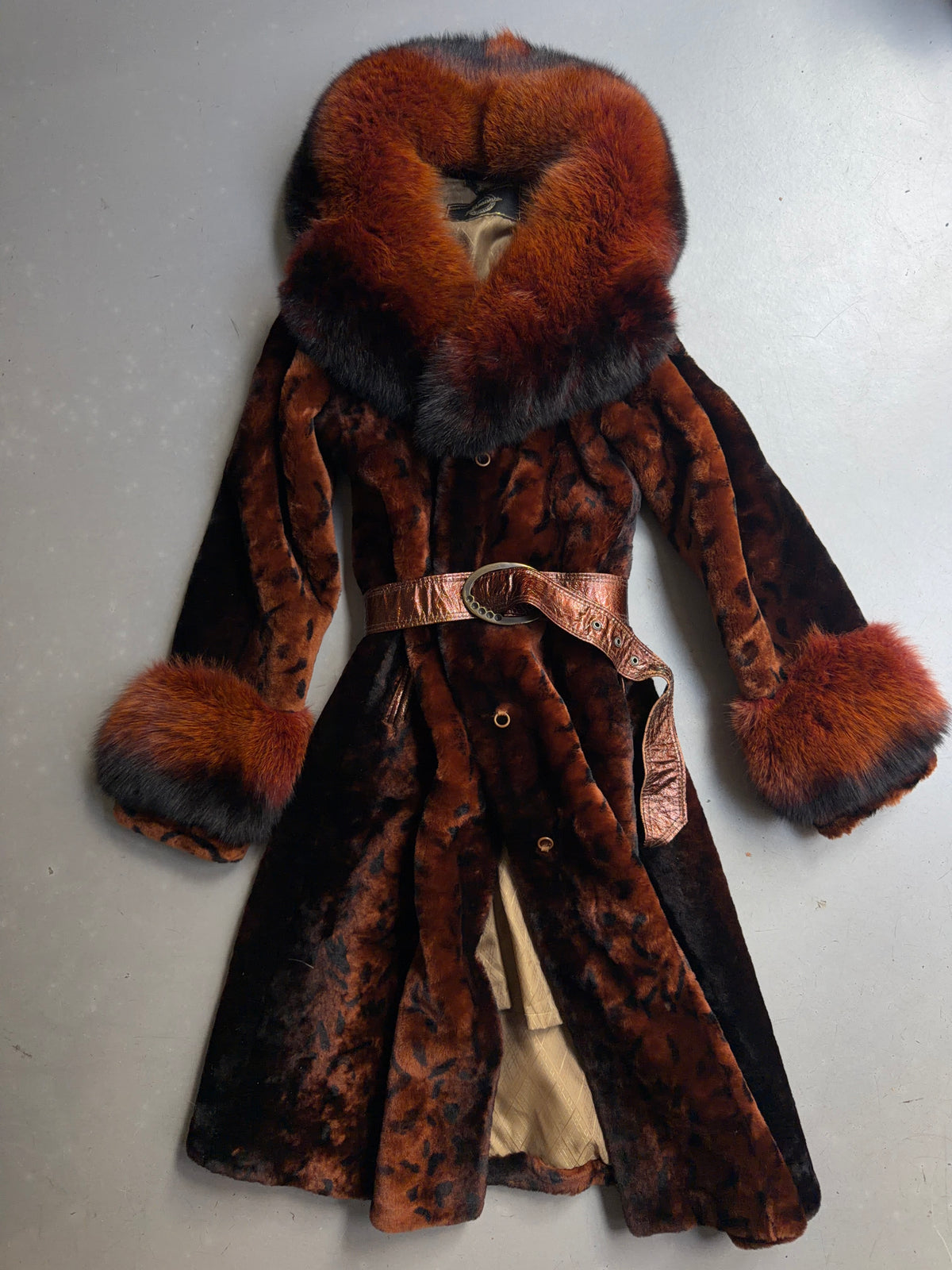 real fur coat
